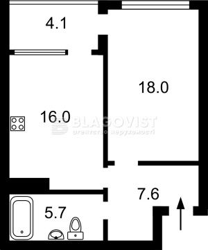 Квартира W-7373217, Сверстюка Євгена (Раскової Марини), 6а, Київ - Фото 2