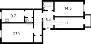 Квартира W-7334763, Лысенко, 1, Киев - Фото 2