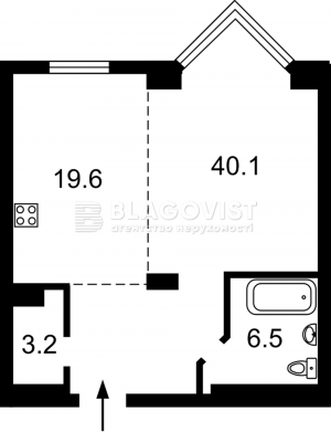 Квартира W-7275289, Верхогляда Андрея (Драгомирова Михаила), 14а, Киев - Фото 6