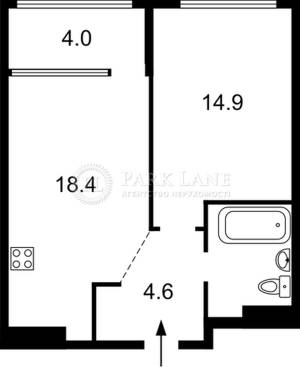 Квартира W-7384721, Семьи Кристеров, 14, Киев - Фото 3