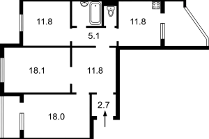 Квартира W-7439093, Григоренка П.просп., 5, Київ - Фото 4