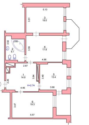 Квартира W-7368632, Клиническая, 23-25, Киев - Фото 1