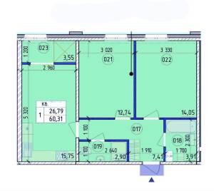 Квартира W-7242899, Максимовича Михайла (Трутенка Онуфрія), 26в, Київ - Фото 1