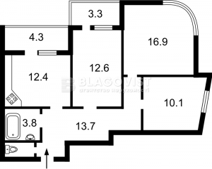 Квартира W-7320933, Каховська (Микільська Слобідка), 62а, Київ - Фото 8