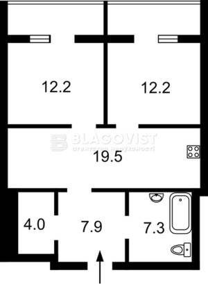 Квартира W-7370174, Максимовича Михаила (Трутенко Онуфрия), 28б, Киев - Фото 11
