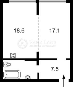 Квартира W-7417331, Максимовича Михаила (Трутенко Онуфрия), 35б, Киев - Фото 1