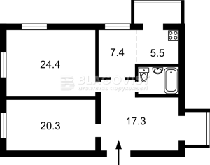 Квартира W-7339092, Институтская, 19в, Киев - Фото 12