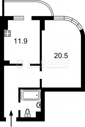 Квартира W-7296637, Верхогляда Андрея (Драгомирова Михаила), 2а, Киев - Фото 3