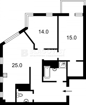 Квартира W-7300090, Рыбалко Маршала, 5б, Киев - Фото 3