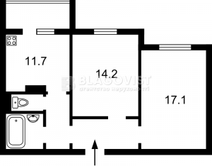 Квартира W-7302455, Максимовича Михайла (Трутенка Онуфрія), 9б, Київ - Фото 3