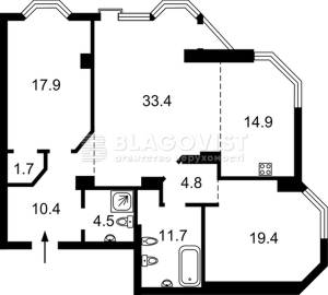 Квартира W-7371287, Кловский спуск, 5, Киев - Фото 4
