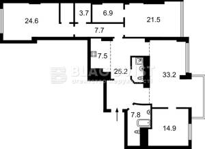 Квартира W-7382999, Верхогляда Андрея (Драгомирова Михаила), 14, Киев - Фото 3