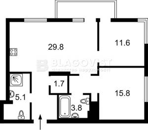Квартира W-7383250, Маккейна Джона (Кудрі Івана), 7, Київ - Фото 3