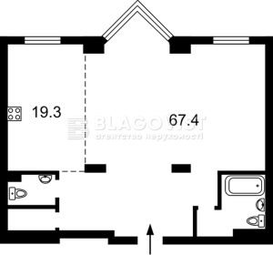 Квартира W-7383260, Верхогляда Андрея (Драгомирова Михаила), 14а, Киев - Фото 5