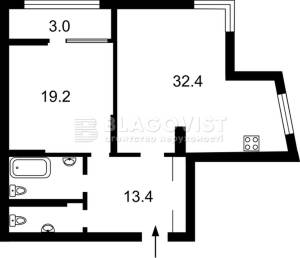 Квартира W-7384956, Максимовича Михайла (Трутенка Онуфрія), 32б, Київ - Фото 6