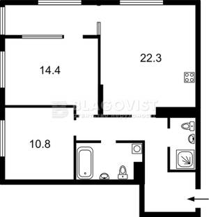 Квартира W-7384971, Олеся Александра, 10, Киев - Фото 3
