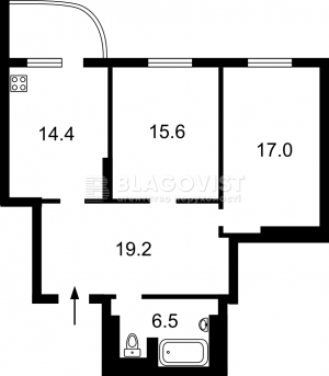 Квартира W-7310042, Кондратюка Юрия, 7, Киев - Фото 12