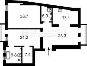 Квартира W-7363619, Круглоуниверситетская, Киев - Фото 14