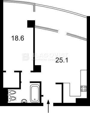 Квартира W-7371129, Иоанна Павла II (Лумумбы Патриса), 12/1, Киев - Фото 11