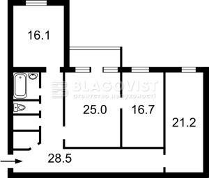 Квартира W-7375535, Саксаганского, 44а, Киев - Фото 6