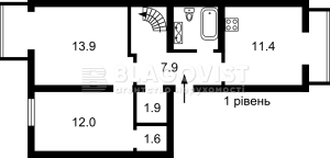 Квартира W-7376770, Крепостной пер., 4, Киев - Фото 14