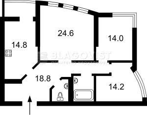 Квартира W-7379237, Науки просп., 80а/73, Киев - Фото 2