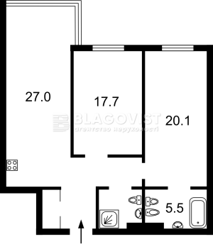Квартира W-7379905, Зверинецкая, 70а, Киев - Фото 1