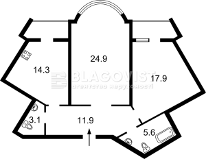Квартира W-7379916, Княжий Затон, 21, Київ - Фото 15