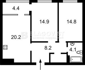 Квартира W-7380111, Сверстюка Євгена (Раскової Марини), 6е, Київ - Фото 6
