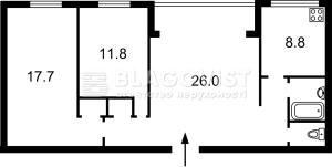 Квартира W-7380123, Володимирська, 51/53, Київ - Фото 10