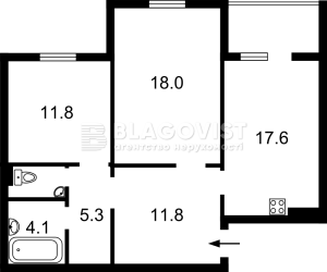 Квартира W-7382518, Ревуцького, 54, Київ - Фото 1
