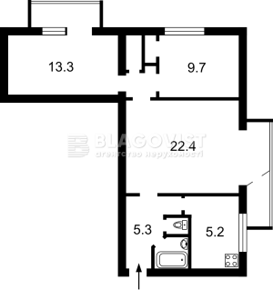 Квартира W-7383198, Леси Украинки бульв., 14, Киев - Фото 13