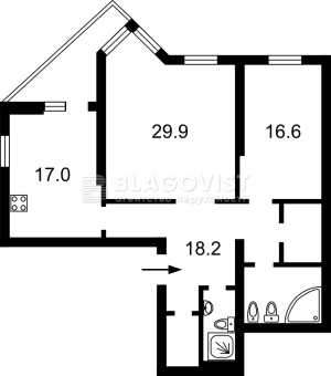 Квартира W-7384528, Саперно-Слобідська, 24, Київ - Фото 13