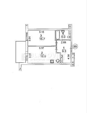 Квартира W-7386093, Петрицького А., 1, Київ - Фото 2