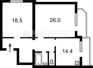 Квартира W-7386842, Голего Николая (Лебедева-Кумача), 5, Киев - Фото 2