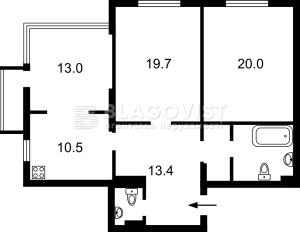 Квартира W-7390367, Деловая (Димитрова), 4, Киев - Фото 2