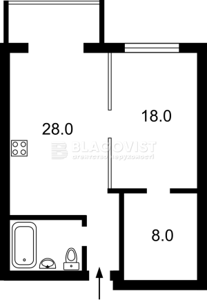 Квартира W-7396388, Туманяна Ованеса, 1а, Київ - Фото 2