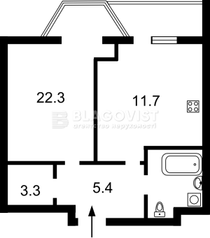 Квартира W-7398102, Липкивского Василия (Урицкого), 37б, Киев - Фото 12