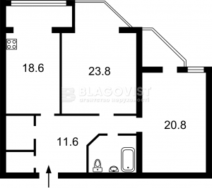 Квартира W-7301879, Здановской Юлии (Ломоносова), 58, Киев - Фото 2