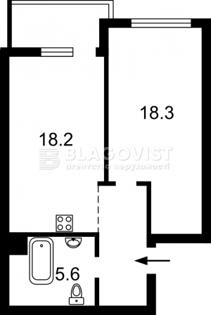 Квартира W-7303172, Джона Маккейна (Кудри Ивана), 7, Киев - Фото 2