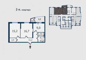 Квартира W-7304236, Кирилло-Мефодиевская, 2, Киев - Фото 2