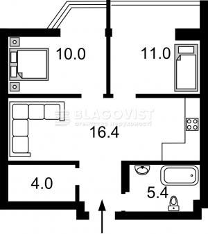 Квартира W-7320000, Липкивского Василия (Урицкого), 37б, Киев - Фото 2