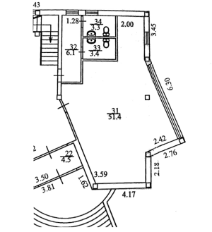  Офіс, W-7428572, Набоки Сергія (Бажова), Київ - Фото 3