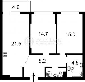 Квартира W-7303725, Олеся Олександра, 3, Київ - Фото 3