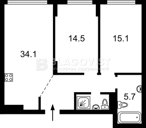 Квартира W-7415056, Крістерів родини, 14, Київ - Фото 2