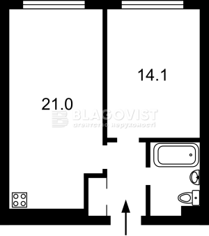 Квартира W-7418340, Олеся Олександра, 10, Київ - Фото 2