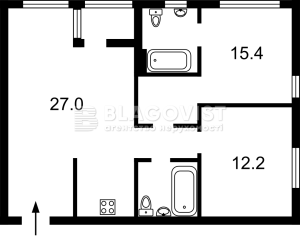 Квартира W-7420225, Зарічна, 6 корпус 1, Київ - Фото 2