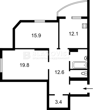 Квартира W-7421512, Драгоманова, 40з, Київ - Фото 2