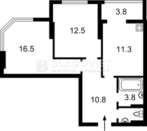 Квартира W-7426558, Феодосійська, 1а, Київ - Фото 2