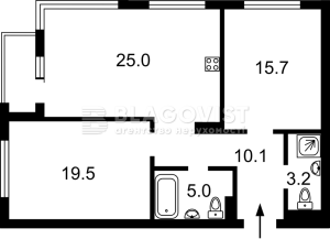 Квартира W-7429572, Предславинская, 40, Киев - Фото 5